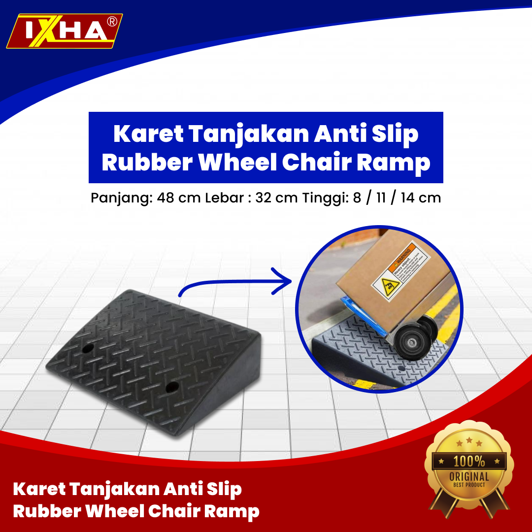 karet tanjakan anti slip rubber wheel chair ramp1