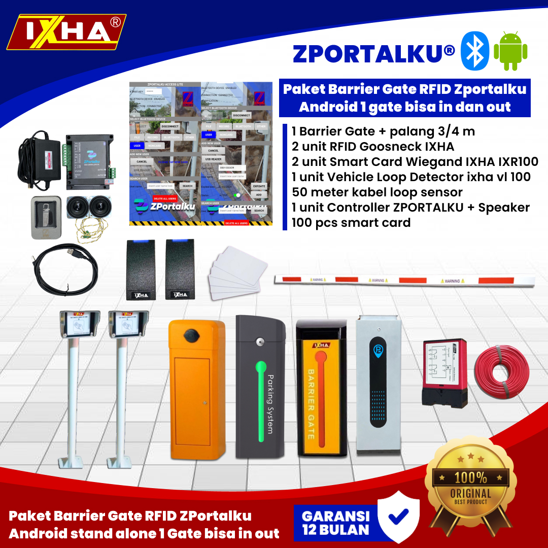 paket barrier gate rfid zportalku 1 gate bisa in out1