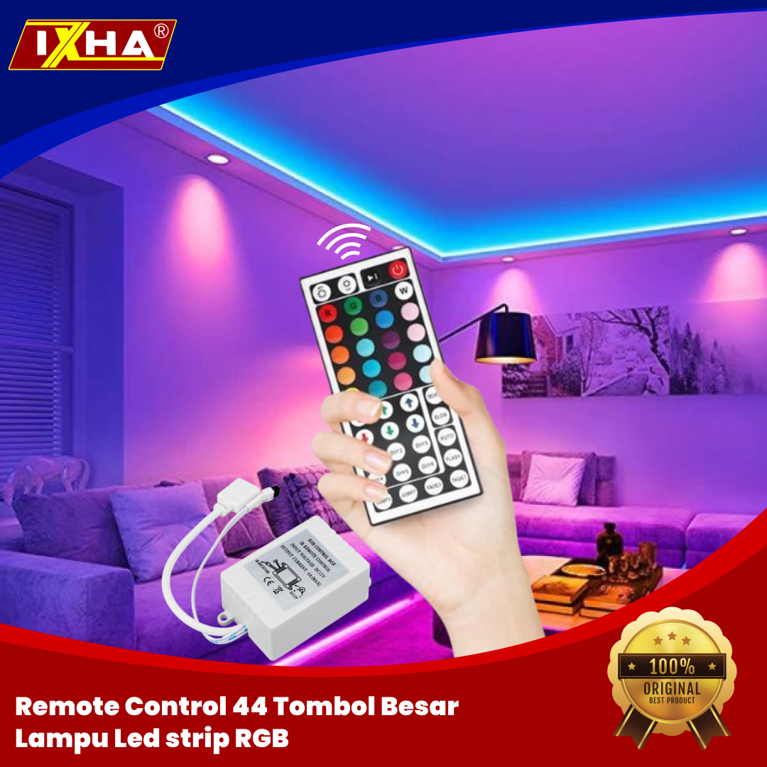 remote control 44 tombol besar lampu led strip rgb1