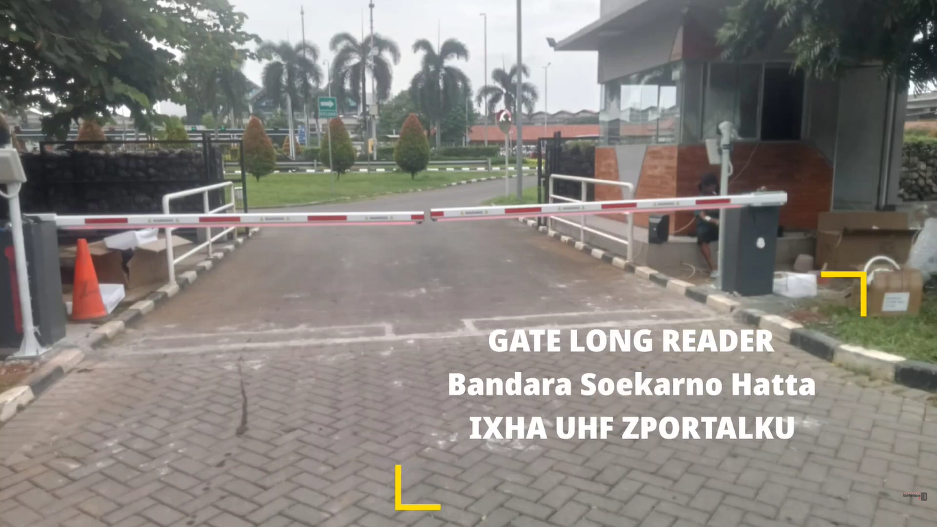 Pemasangan Barrier Gate UHF Long Reader