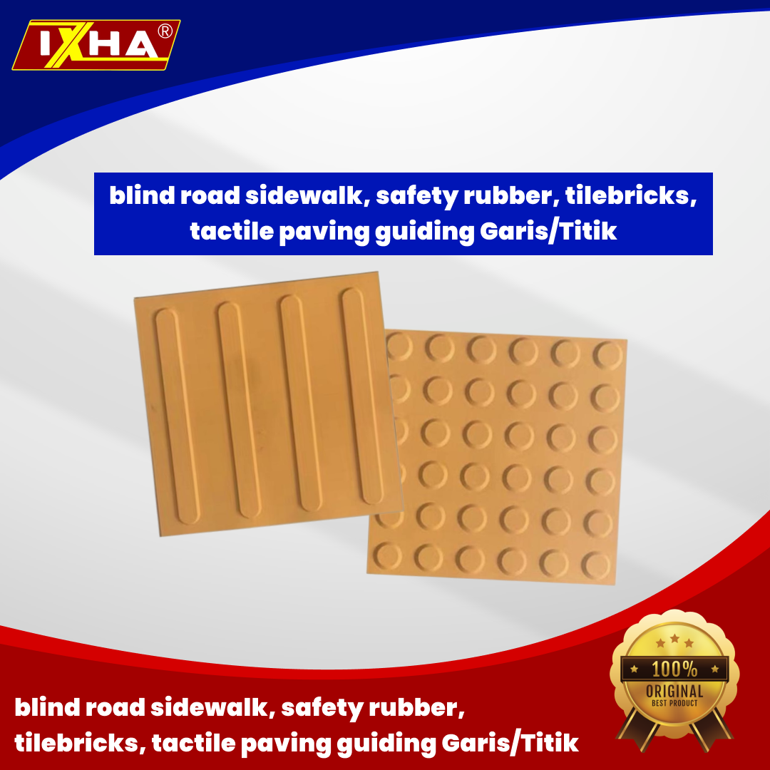 blind road sidewalk, safety rubber, tilebricks, tactile paving guiding1