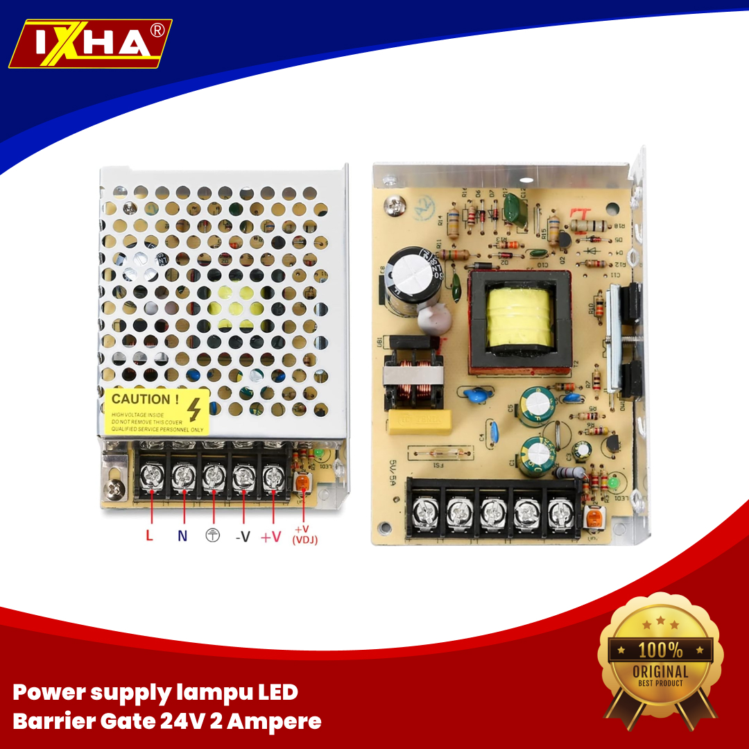 power supply lampu led barrier gate 24v 2 ampere. 4