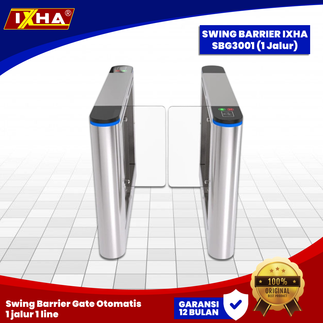 swing barrier gate otomatis 1 jalur 1 line. 3