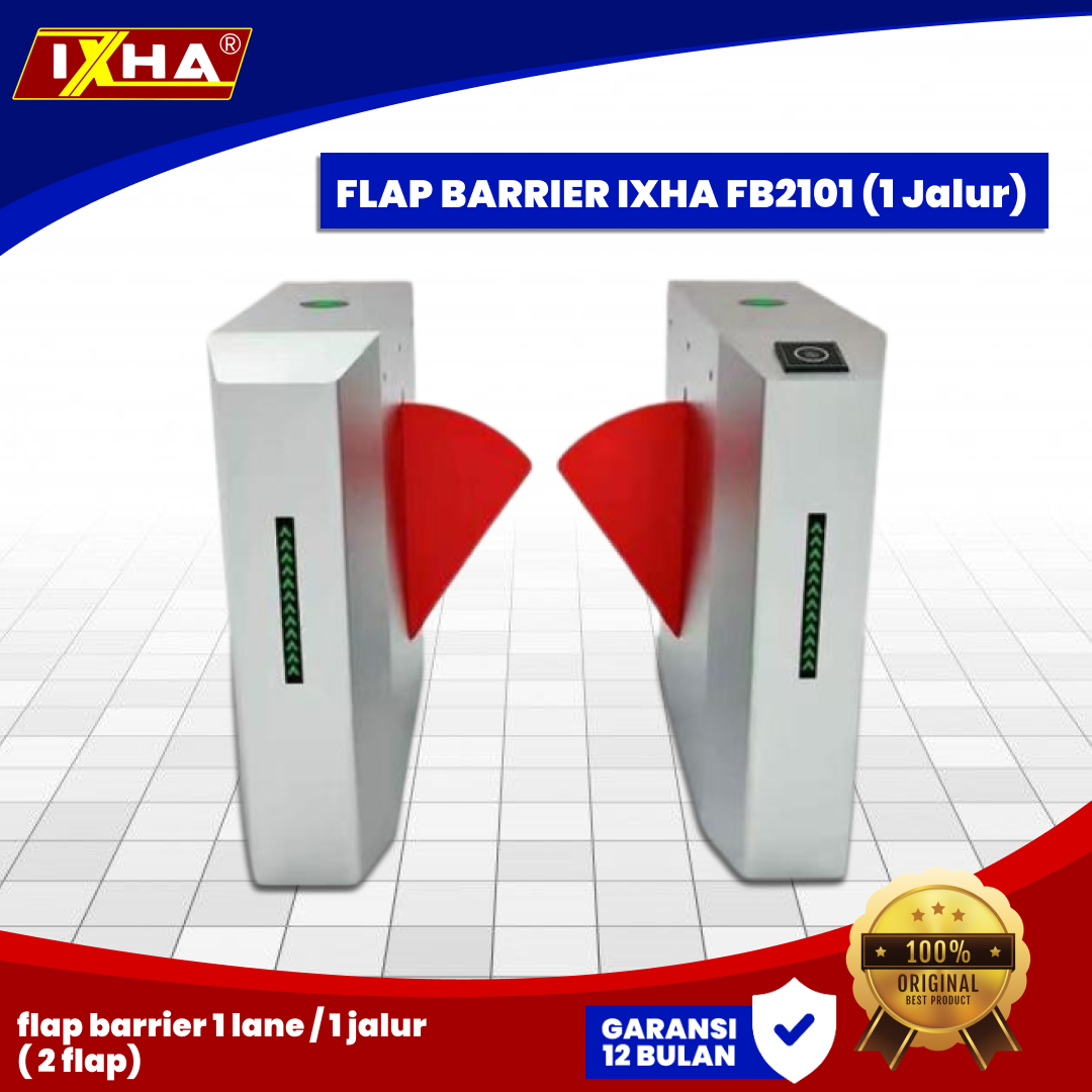 flap barrier 1 lane 1 jalur ( 2 flap). 3