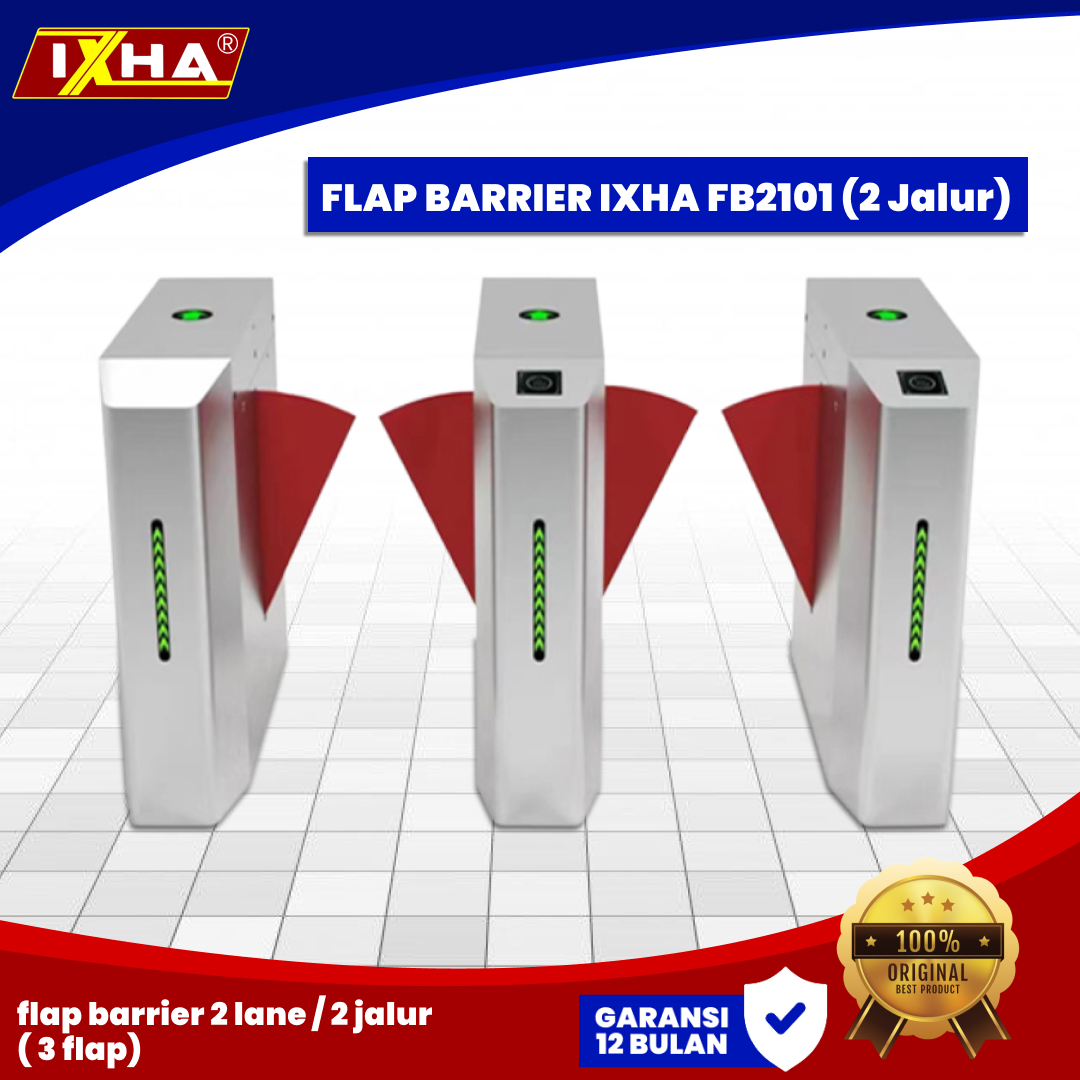 flap barrier 2 lane 2 jalur ( 3 flap). 3