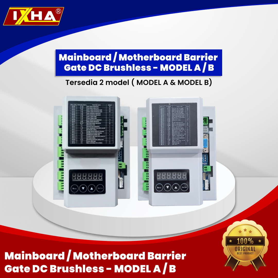 motherboard barrier gate dc brushless model a b. 1