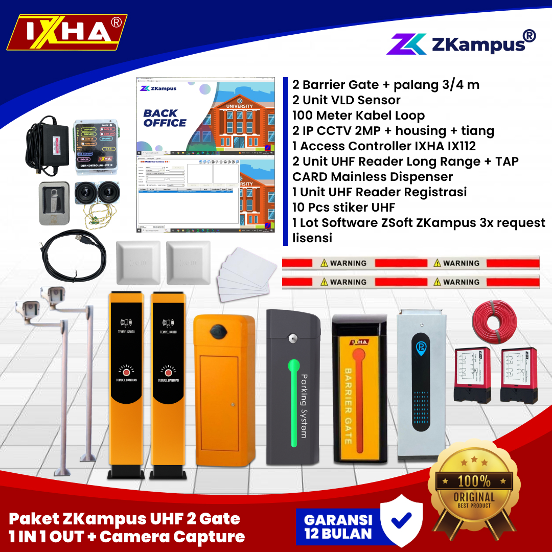 paket zkampus uhf 2 gate 1 in 1 out + camera capture 1