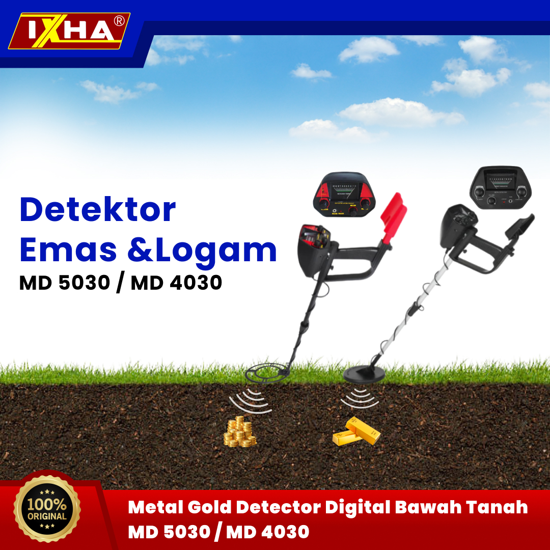 metal gold detector digital bawah tanah md 5030 md 4030. 1