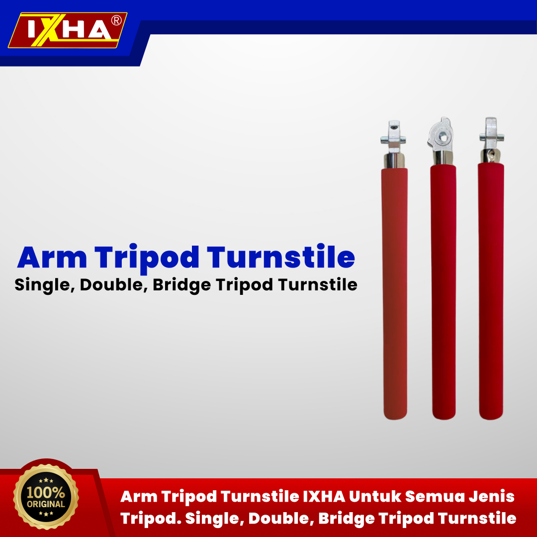 arm tripod turnstile ixha untuk semua jenis tripod. single, double, bridge tripod turnstile 1