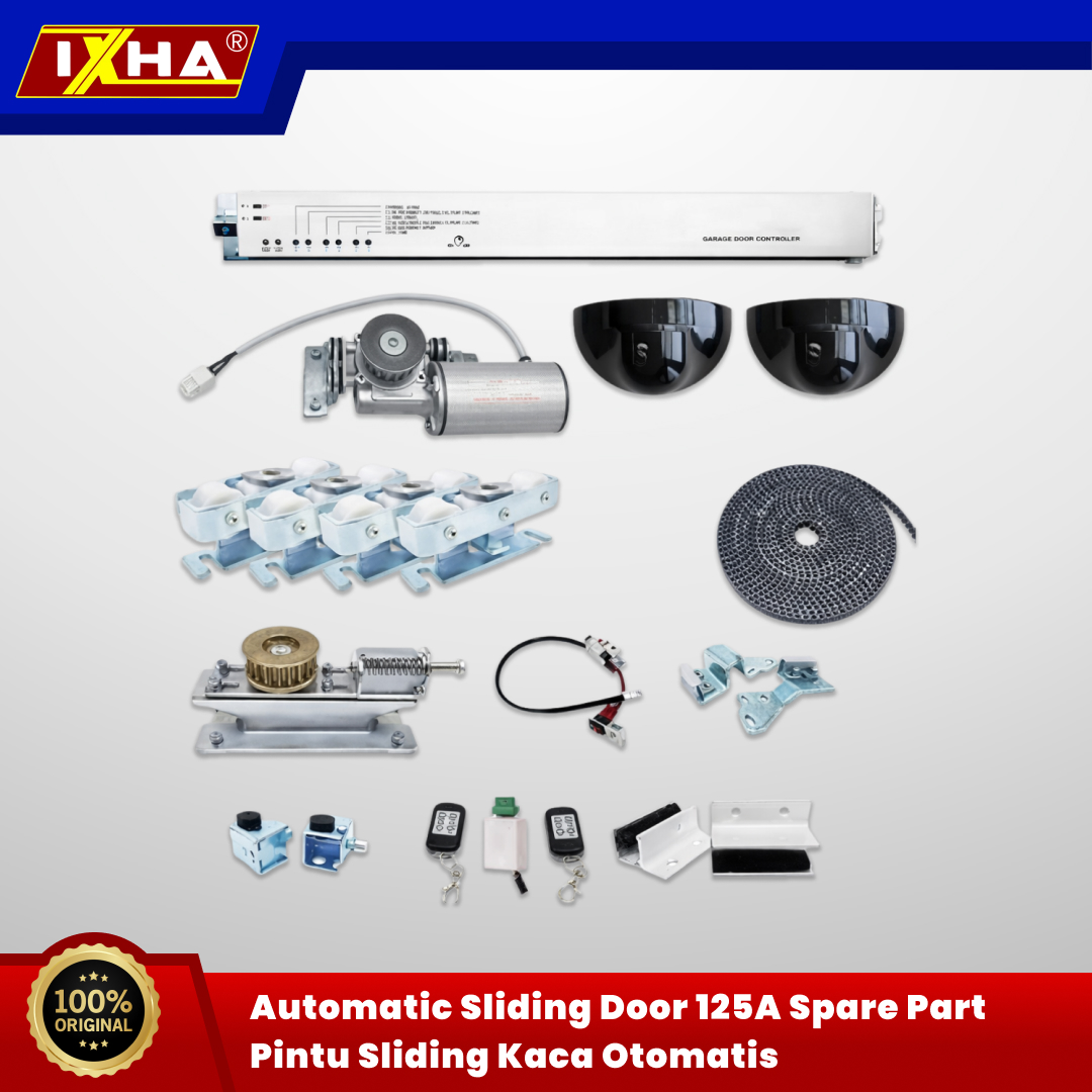 automatic sliding door 125a spare part pintu sliding kaca otomatis 1