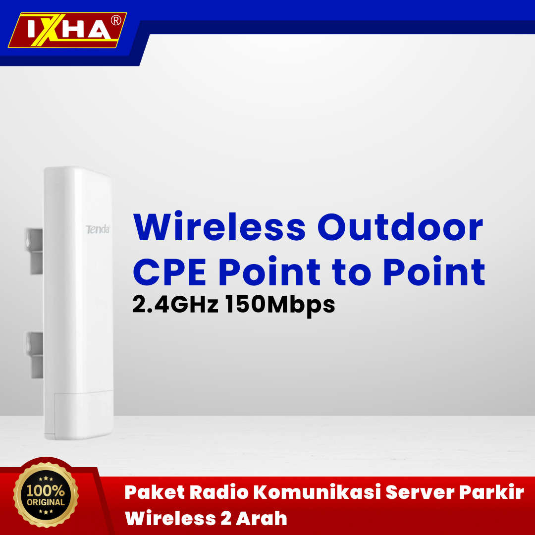 paket radio komunikasi server parkir wireless 2 arah logo ixha 1