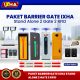 cover paket barrier gate ixha stand alone 2 gate 2 rfid