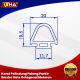 karet pelindung palang parkir barrier gate octagonal meteran 3