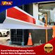 karet pelindung palang parkir barrier gate octagonal meteran 4