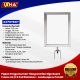 papan pengumuman tiang antrian sign board frame a4 f4 full stainless landscape & potrait 3