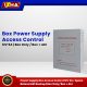 power supply box access control 12v 5a + space baterai aki backup box only box + aki 1