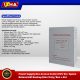 power supply box access control 12v 5a + space baterai aki backup box only box + aki 2