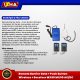 remote barrier gate + push button wireless + receiver mx80 mx50 ac dc 2