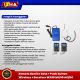 remote barrier gate + push button wireless + receiver mx80 mx50 ac dc 3