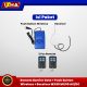 remote barrier gate + push button wireless + receiver mx80 mx50 ac dc 4