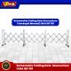retractable folding gate alumunium teleskopik manual ixha irf 201. 1
