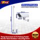 tiang goosneck cctv palang parkir barrier gate outdoor + housing cctv 3